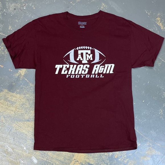 Champion Texas A&M Aggies Football Shirt Large University - Picture 7 of 7